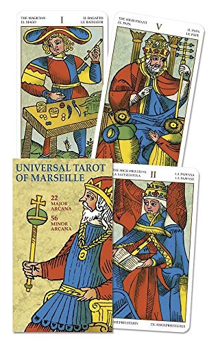 Universal Tarot of Marseille/Tarot Universal Marseille: 22 Major Arcana, 56 Minor Arcana / 22 Arcanos Mayores, 56 Arcanos Menores von Llewellyn Publications