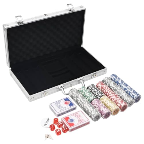 LLEZKBR Furniture Select-Pokerchip-Set, 300 Stück, 11,5 g von LLEZKBR