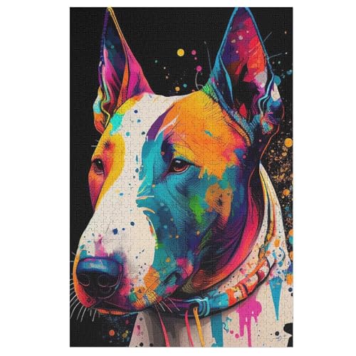 Deutscher Dobermann Holzpuzzle Erwachsene - 1000 Teiliges Jigsaw Knobelspiel - Puzzle Für Erwachsene & Kinder - Outdoor & Reisespielzeug 78×53cm von LLGLL