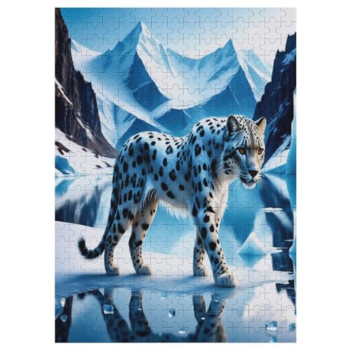 Gepard Puzzle Für Erwachsene,300-teiliges Puzzles, Für Erwachsene Und Kinder,Holzpuzzle,Lernspielzeug, 42×30cm von LLGLL