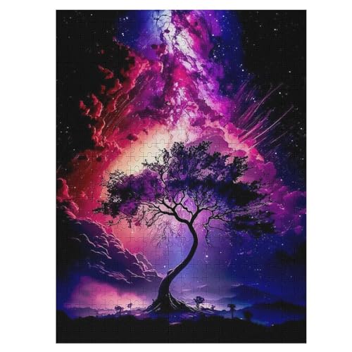 Puzzle Für Kinder, Raum des Baumes -Puzzles Für Erwachsene, 500-teiliges Holzpuzzle Für Jugendliche Und Erwachsene, Tolles 55×41cm von LLGLL