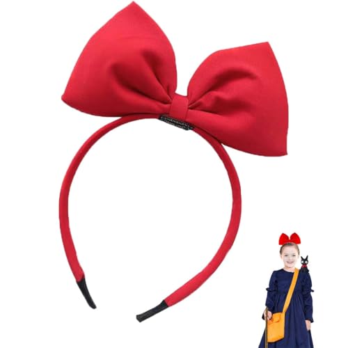 Rot Schleife Stirnbänder Kopfschmuck für Frauen und Mädchen,perfekte Haarschmuck Haar-Accessoires für Cosplay Party von LLGSDLL