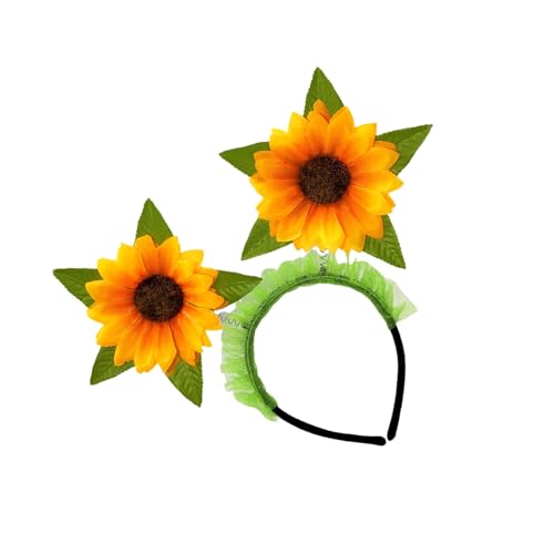 LLHCF Blume Stirnband Kinder Kopfbedeckung Weihnachten Party Foto Requisiten Party Kopfbedeckung Cosplay Zubehör von LLHCF