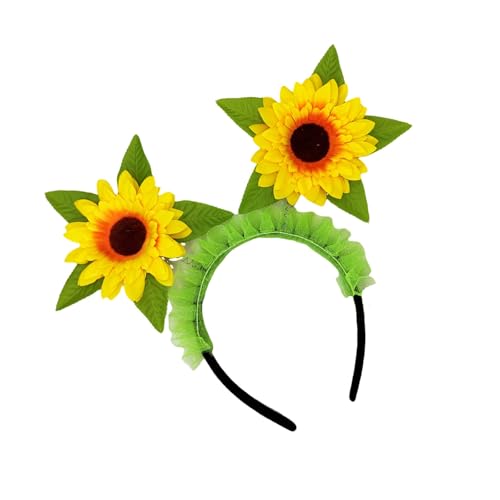 LLHCF Blume Stirnband Kinder Kopfbedeckung Weihnachten Party Foto Requisiten Party Kopfbedeckung Cosplay Zubehör von LLHCF