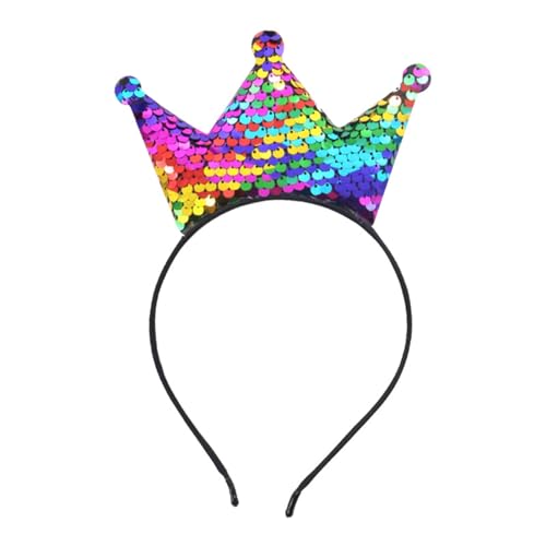 LLHCF Glitzernde Diademe, Krone, Stirnbänder mit Pailletten, für Kindergeburtstag, Party, Versammlungen, Verkleidungen, Requisiten, Haarreif, Mädchen, Krone, Haarband LLHCF Glitzernde Diademe, Krone, Stirnbänder mit Pailletten, für Kindergeburtstag, Party, Versammlungen, Verkleidungen, Requisiten, Haarreif, Mädchen, Krone, Haarband von LLHCF