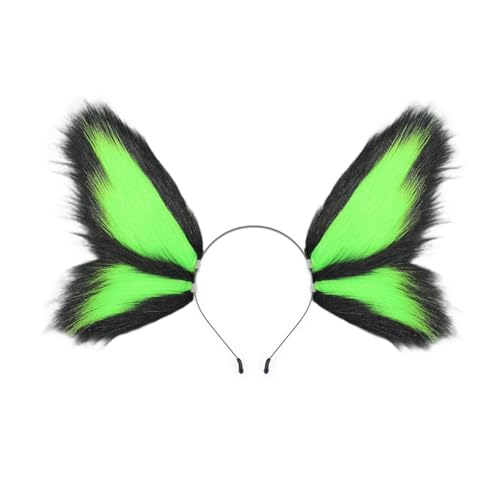 LLHCF Haarreif mit Feen, Elfen, Schmetterling, Tierohren, verstellbar, Kostümzubehör für Rollenspiele, Halloween, Partys, Versammlungen, Verkleidungen, Schmetterlings-Haarband LLHCF Haarreif mit Feen, Elfen, Schmetterling, Tierohren, verstellbar, Kostümzubehör für Rollenspiele, Halloween, Partys, Versammlungen, Verkleidungen, Schmetterlings-Haarband von LLHCF