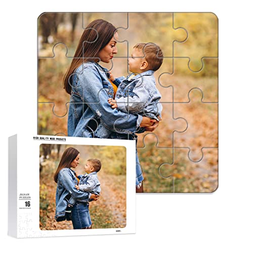 Foto-Puzzle, Haustier-Puzzle, personalisiertes Puzzle, Familientreffen-Puzzle – 16 Teile, personalisiertes Puzzle für Kinder von LLKCHQD