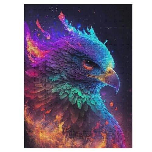 Adler Puzzles 500 Teile Für Jugendliche Kreatives Holzpuzzlespielzeug Familienspiel Schwierigkeitsgrad Herausforderungspuzzles 55×41cm Adler Puzzles 500 Teile Für Jugendliche Kreatives Holzpuzzlespielzeug Familienspiel Schwierigkeitsgrad Herausforderungspuzzles 55×41cm von LLLBBB