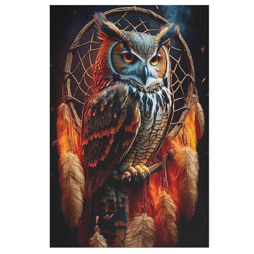 Eule Puzzles 1000 Teile Erwachsener Kniffel Spaß Für Die Ganze Familie, Holzpuzzle Kinder Erwachsene, Impossible Puzzle Schwer 78×53cm Eule Puzzles 1000 Teile Erwachsener Kniffel Spaß Für Die Ganze Familie, Holzpuzzle Kinder Erwachsene, Impossible Puzzle Schwer 78×53cm von LLLBBB