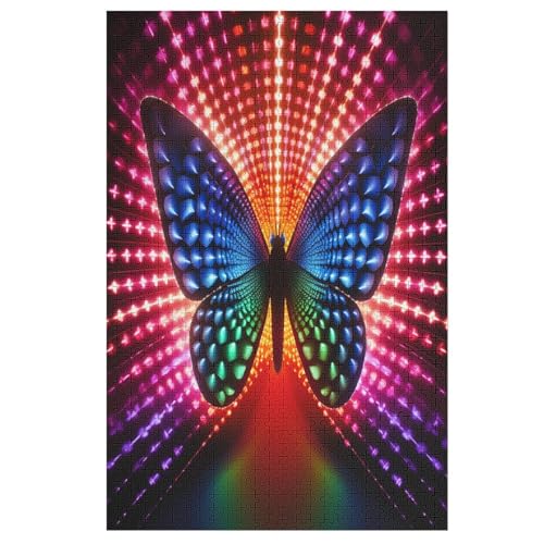 Puzzle 1000 Teile Schmetterling Holzpuzzle Für Erwachsene Lernspiel Herausforderungsspielzeug The Puzzles Für Erwachsene Kinder 78×53cm Puzzle 1000 Teile Schmetterling Holzpuzzle Für Erwachsene Lernspiel Herausforderungsspielzeug The Puzzles Für Erwachsene Kinder 78×53cm von LLLBBB
