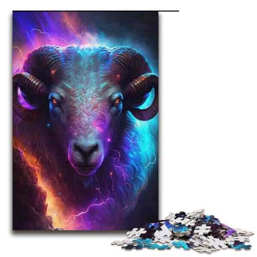 1000-teiliges Puzzle für Erwachsene, Lightning Cats-Puzzle als Geschenk, anspruchsvoll zu vervollständigen, Aber lustig und humorvoll, Größe 38 x 26 cm 1000-teiliges Puzzle für Erwachsene, Lightning Cats-Puzzle als Geschenk, anspruchsvoll zu vervollständigen, Aber lustig und humorvoll, Größe 38 x 26 cm von LLONGKT