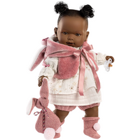 LLORENS 1042646 Babypuppe Nicole dunkelhäutig 42 cm von LLORENS