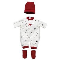 LLORENS 1094205 Pyjamaset mit Mütze 40-42cm von LLORENS