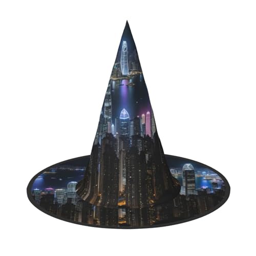 Halloween-Hut-Hexen-Dekoration – Luftnacht, Hongkong-Druck, Party, Hexenkostüm, Cosplay, Maskerade-Zubehör, 3 Stück Halloween-Hut-Hexen-Dekoration – Luftnacht, Hongkong-Druck, Party, Hexenkostüm, Cosplay, Maskerade-Zubehör, 3 Stück von LLOTPQ
