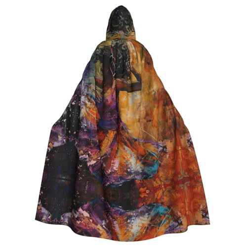 Halloween-Umhang mit Kapuze für Erwachsene, Unisex, Tanzen mit Musik, Volldruck, Kostüm, Umhang für Cosplay, Party und Themenveranstaltungen Halloween-Umhang mit Kapuze für Erwachsene, Unisex, Tanzen mit Musik, Volldruck, Kostüm, Umhang für Cosplay, Party und Themenveranstaltungen von LLOTPQ