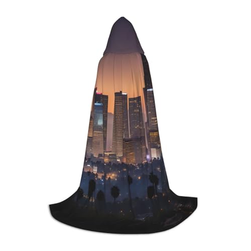 M Halloween Kapuzen Umhang Los Angeles Skyline Druck für Erwachsene Unisex Kostüm Zubehör für Party Karneval und mehr M Halloween Kapuzen Umhang Los Angeles Skyline Druck für Erwachsene Unisex Kostüm Zubehör für Party Karneval und mehr von LLOTPQ