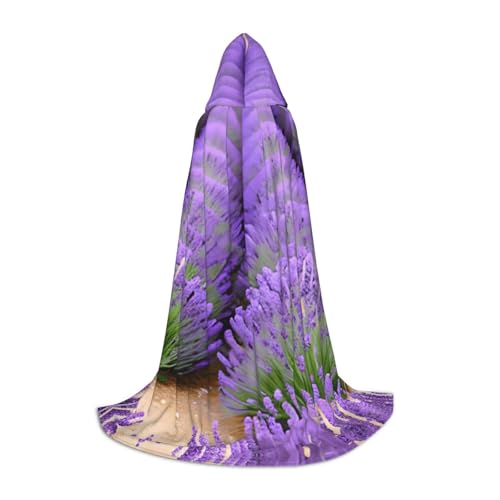 M Halloween Kapuzenumhang Romantischer Lavendel Druck für Erwachsene - Unisex Kostüm Zubehör für Partys, Karneval und mehr M Halloween Kapuzenumhang Romantischer Lavendel Druck für Erwachsene - Unisex Kostüm Zubehör für Partys, Karneval und mehr von LLOTPQ