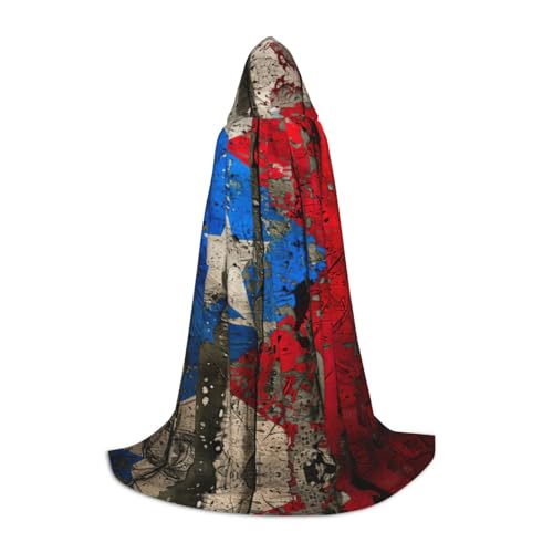 S Halloween-Kapuzenumhang Puerto Rico Tapete, Druck für Erwachsene, Unisex-Kostüm-Zubehör für Partys, Karneval und mehr S Halloween-Kapuzenumhang Puerto Rico Tapete, Druck für Erwachsene, Unisex-Kostüm-Zubehör für Partys, Karneval und mehr von LLOTPQ