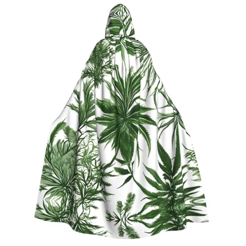 Unisex Erwachsene Halloween Kapuzenumhang - Blühende Kräuter und krautige Pflanzen Volldruck Kostüm Umhang für Partys, Karneval, Comic Ausstellungen Unisex Erwachsene Halloween Kapuzenumhang - Blühende Kräuter und krautige Pflanzen Volldruck Kostüm Umhang für Partys, Karneval, Comic Ausstellungen von LLOTPQ