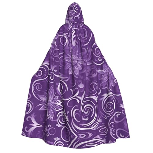 Unisex Erwachsene Halloween Kapuzenumhang - Floral Swirls Ivy Full Print Kostüm Umhang für Partys, Karneval, Comic Ausstellungen Unisex Erwachsene Halloween Kapuzenumhang - Floral Swirls Ivy Full Print Kostüm Umhang für Partys, Karneval, Comic Ausstellungen von LLOTPQ
