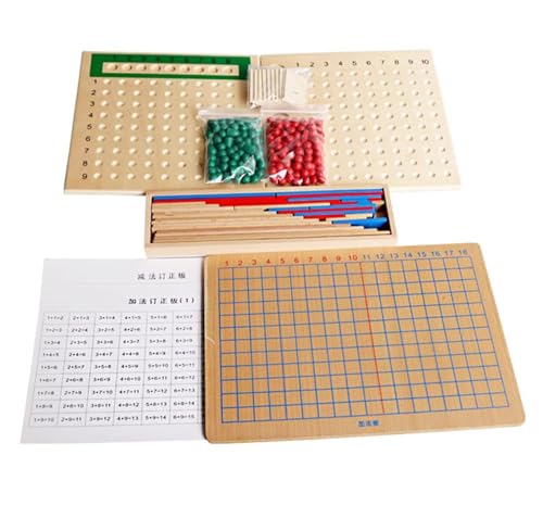 LLTCMYGS Addition, Subtraktion, Multiplikation und Division Operationstafel, Montessori-Mathematik Lehrmittel LLTCMYGS Addition, Subtraktion, Multiplikation und Division Operationstafel, Montessori-Mathematik Lehrmittel von LLTCMYGS
