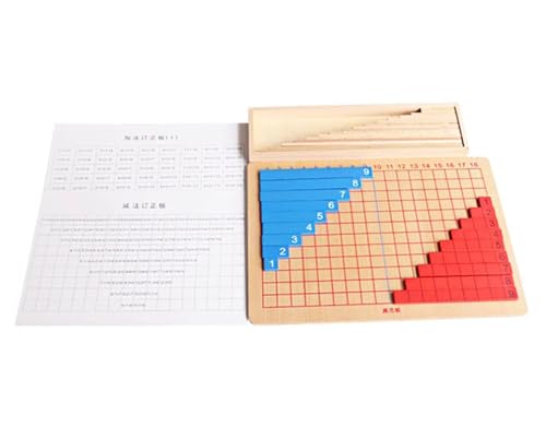 LLTCMYGS Hölzerne Additions- und Subtraktionstafel Mathematik Lehrmittel, Montessori Mathe Spielzeug Material LLTCMYGS Hölzerne Additions- und Subtraktionstafel Mathematik Lehrmittel, Montessori Mathe Spielzeug Material von LLTCMYGS
