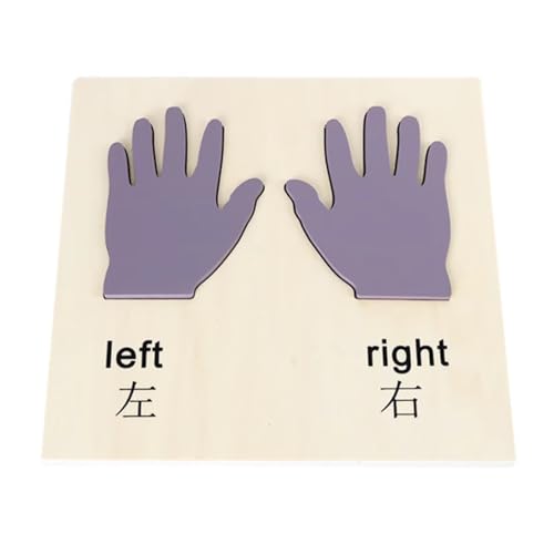 LLTCMYGS Holz Linke und Rechte Hand Knopf Puzzle Brett Spielzeug, Montessori Frühkindliche Bildung Materialien LLTCMYGS Holz Linke und Rechte Hand Knopf Puzzle Brett Spielzeug, Montessori Frühkindliche Bildung Materialien von LLTCMYGS