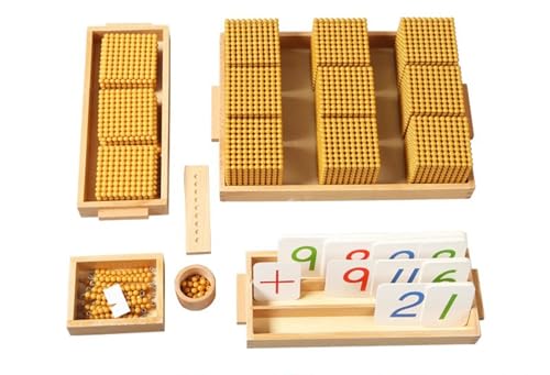 LLTCMYGS Mathe-Perle Dezimal-Lernmaterial-Set, Montessori-Mathe-Operation-Denkspielzeug LLTCMYGS Mathe-Perle Dezimal-Lernmaterial-Set, Montessori-Mathe-Operation-Denkspielzeug von LLTCMYGS