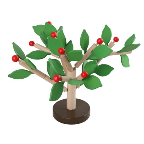 LLTCMYGS Montessori Baum Blatt Einfügen Baustein Spielzeug, DIY Demontage Puzzles Lernspielzeug,Grün LLTCMYGS Montessori Baum Blatt Einfügen Baustein Spielzeug, DIY Demontage Puzzles Lernspielzeug,Grün von LLTCMYGS