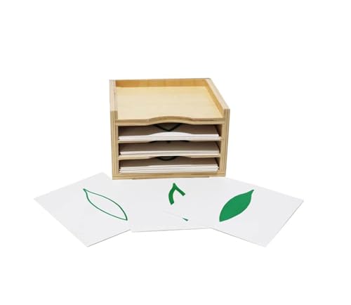 LLTCMYGS Montessori Blatt Karte Dreischichtiges Schrank Spielzeug, Vorschulbildung Karte Schrank LLTCMYGS Montessori Blatt Karte Dreischichtiges Schrank Spielzeug, Vorschulbildung Karte Schrank von LLTCMYGS