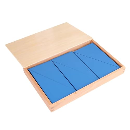 LLTCMYGS Montessori Blaues Dreieck Geometrie Board Mathe Spielzeug, Vorschule Mathe Material Spielzeug LLTCMYGS Montessori Blaues Dreieck Geometrie Board Mathe Spielzeug, Vorschule Mathe Material Spielzeug von LLTCMYGS