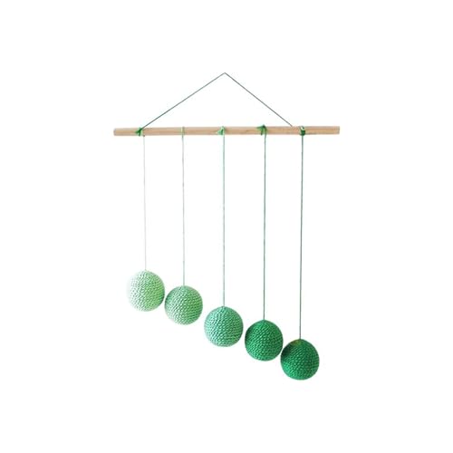 LLTCMYGS Montessori Farbverlauf Farbball visuelles Verfolgungsspielzeug, hängendes Lernmobile,Grün LLTCMYGS Montessori Farbverlauf Farbball visuelles Verfolgungsspielzeug, hängendes Lernmobile,Grün von LLTCMYGS
