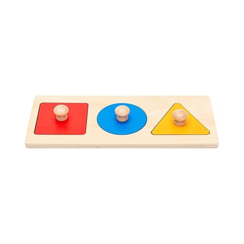 LLTCMYGS Montessori Holz DREI-Farben Geometrisches Panel Lehrhilfen, Knopf-Puzzle-Boards LLTCMYGS Montessori Holz DREI-Farben Geometrisches Panel Lehrhilfen, Knopf-Puzzle-Boards von LLTCMYGS
