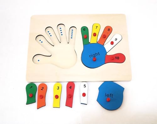LLTCMYGS Montessori Holz-Hand-Fuß-Panel-Puzzle-Spielzeug, Hand-Auge-koordinierte Entwicklung,Model a LLTCMYGS Montessori Holz-Hand-Fuß-Panel-Puzzle-Spielzeug, Hand-Auge-koordinierte Entwicklung,Model a von LLTCMYGS