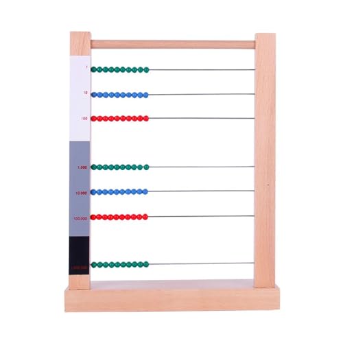 LLTCMYGS Montessori Holz Perlenrahmen Abakus, Kinder Vorschule Mathematik Unterricht AIDS,Large LLTCMYGS Montessori Holz Perlenrahmen Abakus, Kinder Vorschule Mathematik Unterricht AIDS,Large von LLTCMYGS