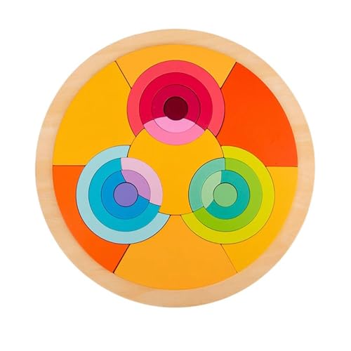 LLTCMYGS Montessori Holz Regenbogen Puzzle Bausteine Spielzeug, Regenbogen Stapel Bausteine,Model e LLTCMYGS Montessori Holz Regenbogen Puzzle Bausteine Spielzeug, Regenbogen Stapel Bausteine,Model e von LLTCMYGS
