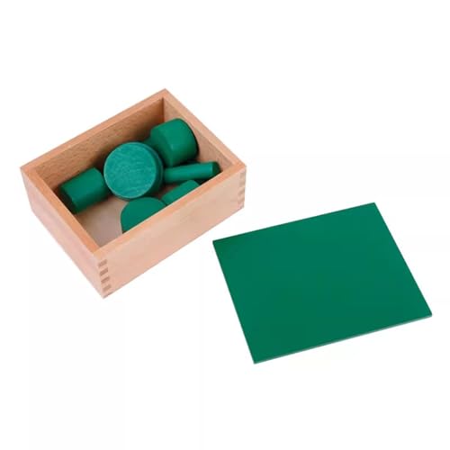 LLTCMYGS Montessori Holz Zylindrisches Material ohne Knöpfe, sensorisches Entwicklungsmaterial für Kinder,Grün LLTCMYGS Montessori Holz Zylindrisches Material ohne Knöpfe, sensorisches Entwicklungsmaterial für Kinder,Grün von LLTCMYGS
