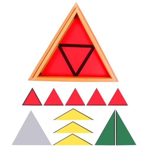 LLTCMYGS Montessori Holz bildet Dreiecke, EIN mathematisches geometrisches Form-Puzzlebrett LLTCMYGS Montessori Holz bildet Dreiecke, EIN mathematisches geometrisches Form-Puzzlebrett von LLTCMYGS
