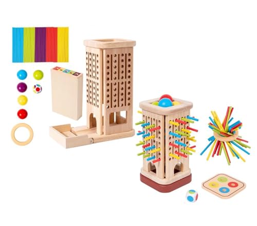 LLTCMYGS Montessori Holzbrett Stick Zeichenspiel, klassisches Turmspiel Spielzeug Geschenk LLTCMYGS Montessori Holzbrett Stick Zeichenspiel, klassisches Turmspiel Spielzeug Geschenk von LLTCMYGS