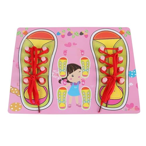 LLTCMYGS Montessori Krawatte Schnürsenkel und tragen Schuhbretter, Früherziehung Montessori Spielzeug für Kinder,Model b LLTCMYGS Montessori Krawatte Schnürsenkel und tragen Schuhbretter, Früherziehung Montessori Spielzeug für Kinder,Model b von LLTCMYGS