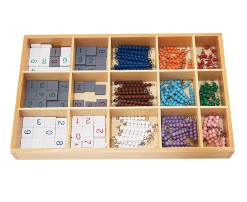 LLTCMYGS Montessori Perlen Mathe Korrespondenz Box Set, EIN Mathe-Erleuchtungsspielzeug für die Vorschule LLTCMYGS Montessori Perlen Mathe Korrespondenz Box Set, EIN Mathe-Erleuchtungsspielzeug für die Vorschule von LLTCMYGS