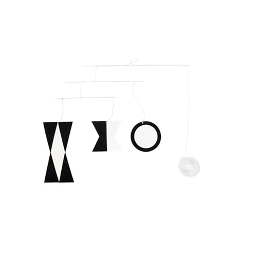 LLTCMYGS Montessori Schwarz-Weiß Mobile Pendelspielzeug, EIN hängendes und bewegliches Sinnespielzeug für Neugeborene LLTCMYGS Montessori Schwarz-Weiß Mobile Pendelspielzeug, EIN hängendes und bewegliches Sinnespielzeug für Neugeborene von LLTCMYGS