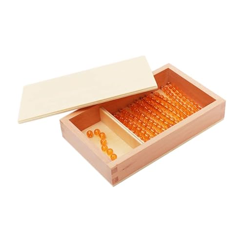 LLTCMYGS Montessori Wurzelbrett mit Perlen-Mathematik-Lehrhilfen, Vorschul-Mathematik-Perlen-Spielzeug LLTCMYGS Montessori Wurzelbrett mit Perlen-Mathematik-Lehrhilfen, Vorschul-Mathematik-Perlen-Spielzeug von LLTCMYGS