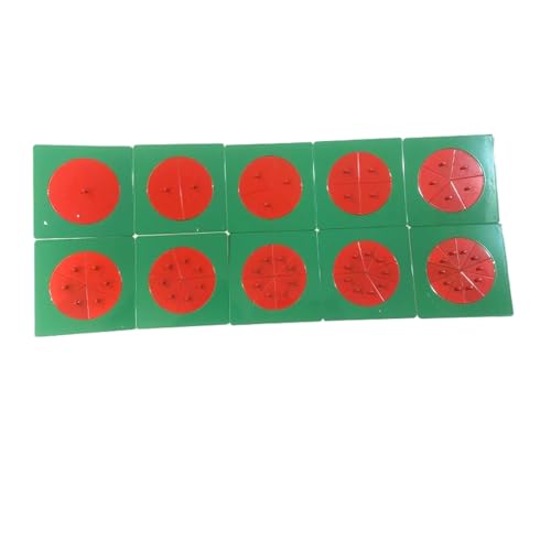 LLTCMYGS Montessori-Zerlegungstafel mit kreisförmigem Bruch, Spielzeug für die frühe sensorische Mathematik LLTCMYGS Montessori-Zerlegungstafel mit kreisförmigem Bruch, Spielzeug für die frühe sensorische Mathematik von LLTCMYGS