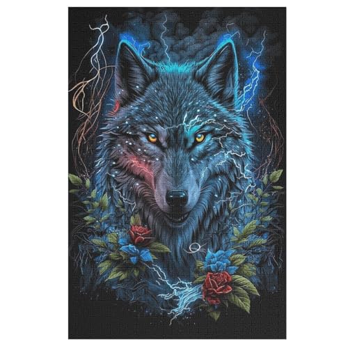 1000 Teile Puzzle Für Jungen Und Mädchen, Standard-Puzzles Wolf, Familienspiele, 78×53cm 1000 Teile Puzzle Für Jungen Und Mädchen, Standard-Puzzles Wolf, Familienspiele, 78×53cm von LLXXHH