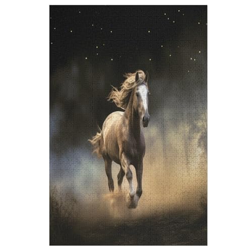 Horse Puzzle 1000 Teile, Holzpuzzle Für Erwachsene Kinder, Impossible Puzzles, Geschicklichkeitsspiel Für Die Ganze Familie 78×53cm Horse Puzzle 1000 Teile, Holzpuzzle Für Erwachsene Kinder, Impossible Puzzles, Geschicklichkeitsspiel Für Die Ganze Familie 78×53cm von LLXXHH