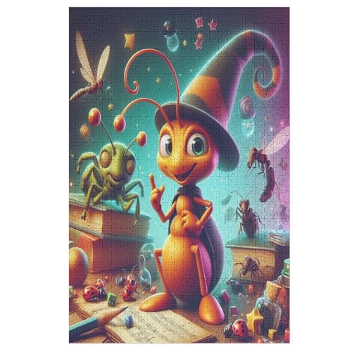 Puzzle Cute Ants Puzzles, 1000-teiliges Holzpuzzle, Geeignet Für Erwachsene Und Kinder Ab 12 Jahren, Tolles Geschenk 78×53cm Puzzle Cute Ants Puzzles, 1000-teiliges Holzpuzzle, Geeignet Für Erwachsene Und Kinder Ab 12 Jahren, Tolles Geschenk 78×53cm von LLXXHH