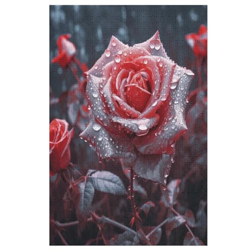Rose Puzzles 1000 Teile Erwachsener Kniffel Spaß Für Die Ganze Familie, Holzpuzzle Kinder Erwachsene, Impossible Puzzle Schwer 78×53cm Rose Puzzles 1000 Teile Erwachsener Kniffel Spaß Für Die Ganze Familie, Holzpuzzle Kinder Erwachsene, Impossible Puzzle Schwer 78×53cm von LLXXHH