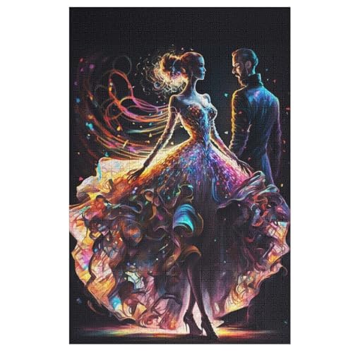 Tanz mit dir Holzpuzzle 1000 Teile, Knobelspiele Für Erwachsene, Teenager, Puzzles Unmögliche - Kinder Puzzle Zimmer Deko 78×53cm Tanz mit dir Holzpuzzle 1000 Teile, Knobelspiele Für Erwachsene, Teenager, Puzzles Unmögliche - Kinder Puzzle Zimmer Deko 78×53cm von LLXXHH