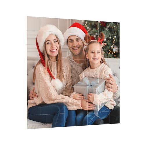 Personalisierte Baustein Anpassung Fotos, personalisierte Bild Bausteine, DIY Familie Porträt Foto Puzzles, personalisierte Geschenke für Freunde/Paare/Familienmitglieder(Quadratische Bausteine) von LMQJDZ